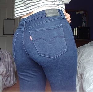 Levi's 711 Dark Navy Skinny Jeans